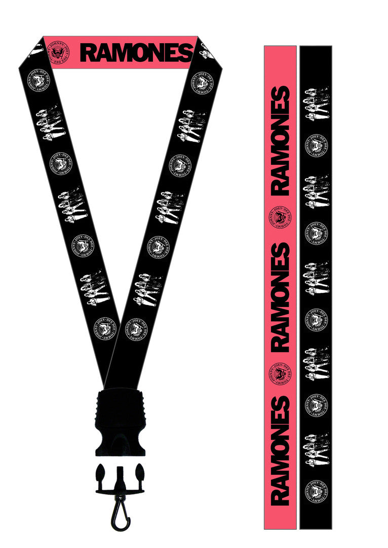 LANYARD, REVERSABLE - THE RAMONES - LICENSED MERCHANDISE