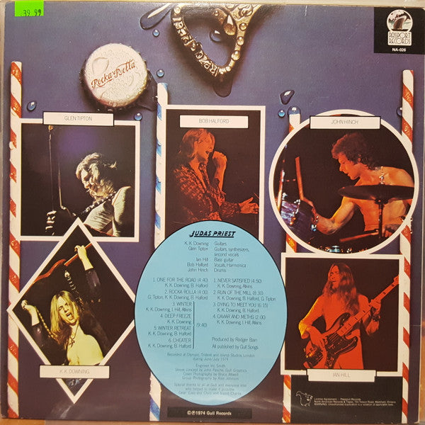 JUDAS PRIEST - ROCKA ROLLA - ORIGINAL 1974 PRESSING - (NM*) - USED VINYL