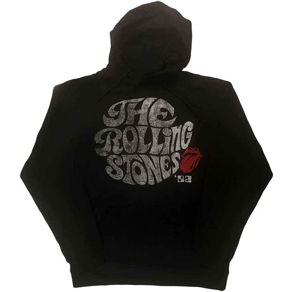 ROLLING STONES- SWIRL LOGO '82 UNISEX PULLOVER HOODIE