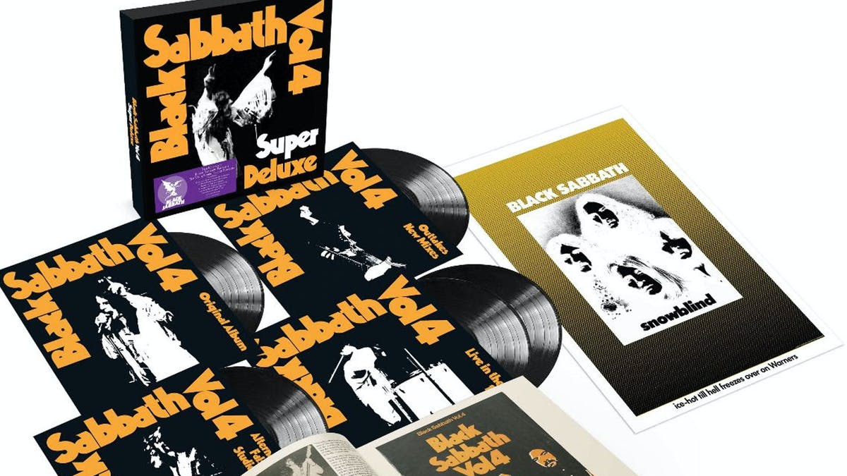 BLACK SABBATH - VOLUME 4 SUPER DELUXE BOXSET 5LP/40PG BOOK/COLOR POSTER/ARTWORK/LINER NOTES MIXED BY STEVEN WILSON 5LP / 4O PAGE BOOK