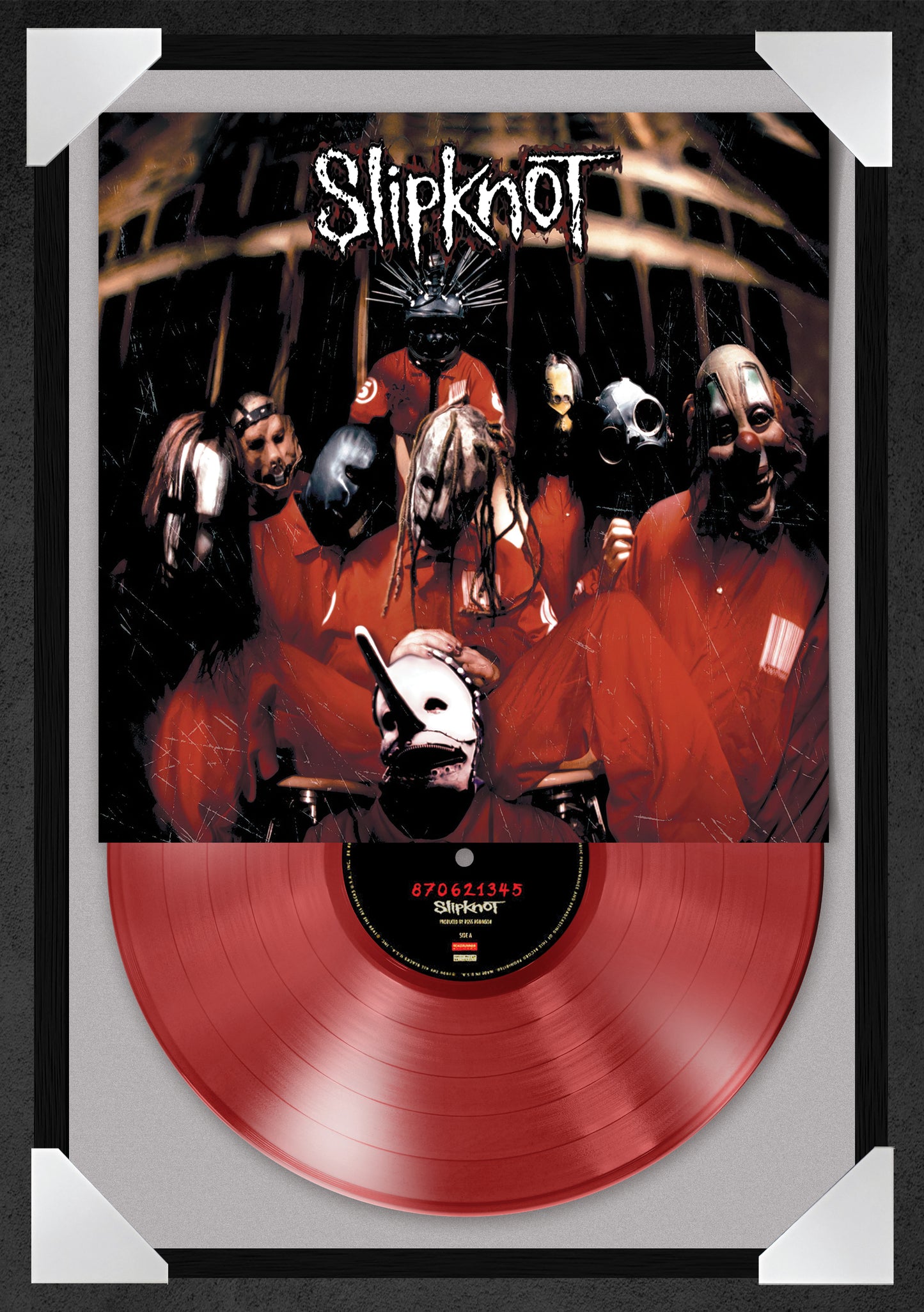 SLIPKNOT - SLIPKNOT (12x18" GLASS FRAMED RECORD POSTER)