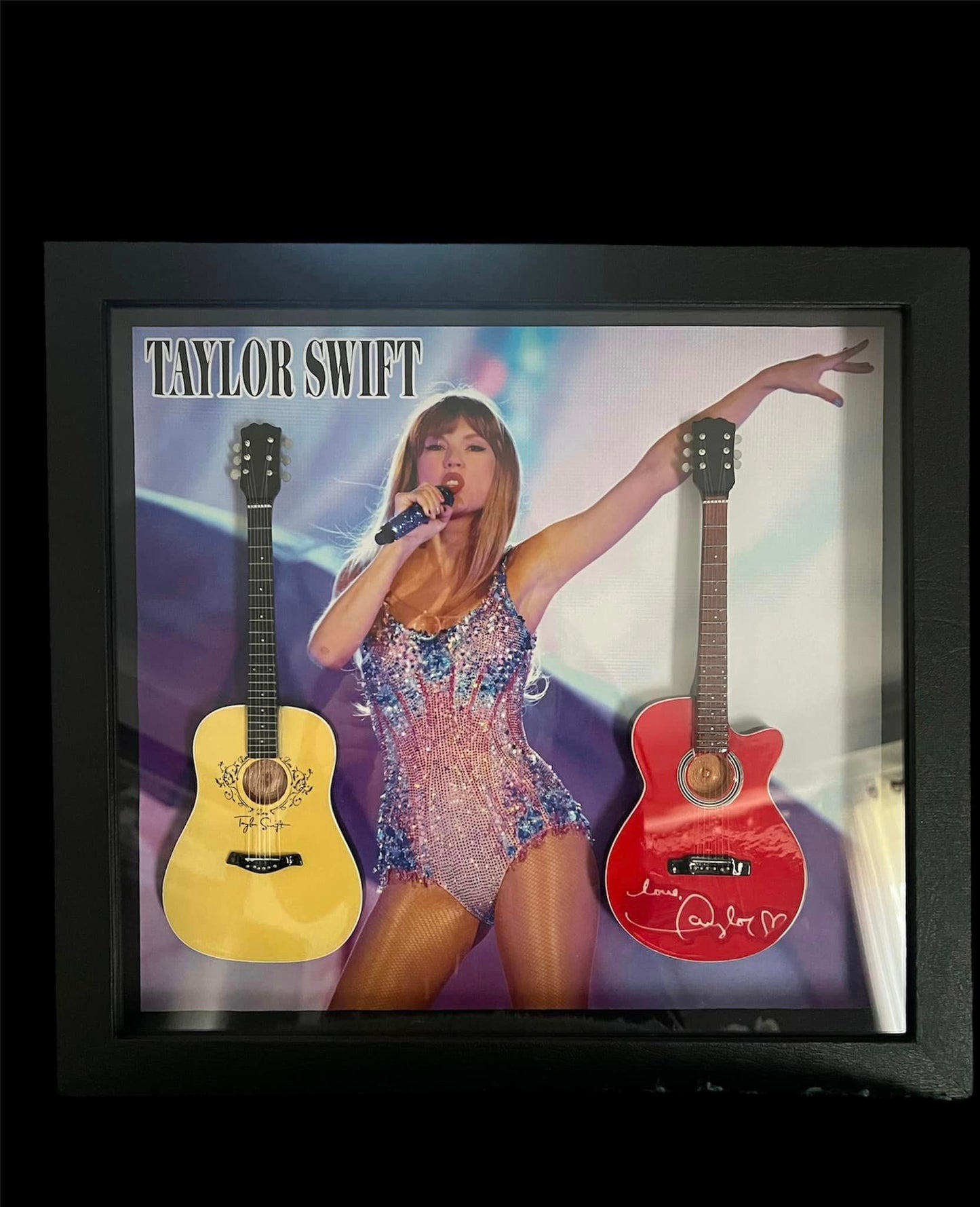 TAYLOR SWIFT- SHADOWBOX- 16"LX14.5"WX1.5"D