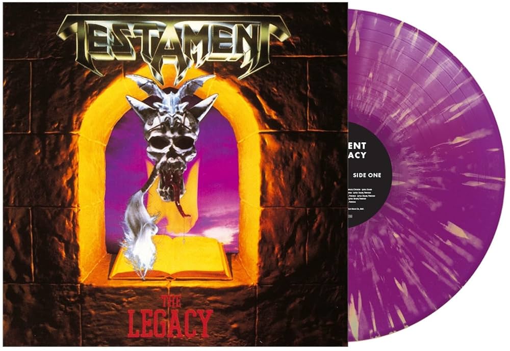 TESTAMENT- THE LEGACY LTD EDITION PURPLE/YELLOW SPLATTER VINYL