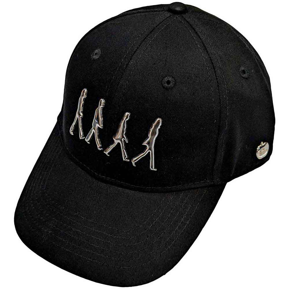 THE BEATLES-ABBEY ROAD SILVER BADGE UNISEX BASEBALL CAP FULLY LICENSED MERCHANDISE