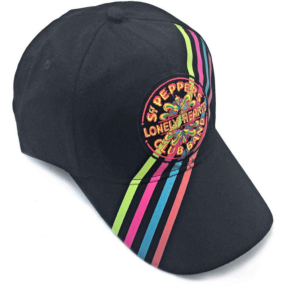 THE BEATLES-SGT PEPPER STRIPES UNISEX BASEBALL CAP FULLY LICENSED MERCHANDISE