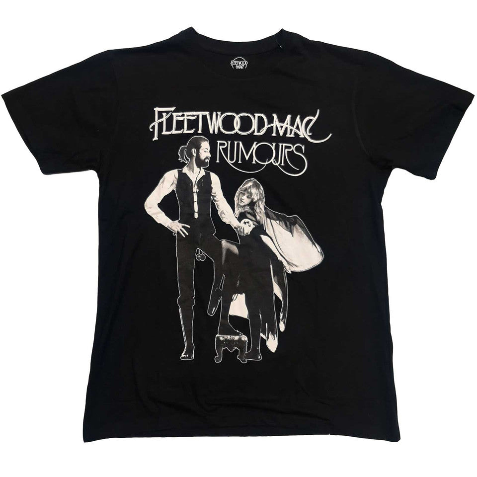 FLEETWOOD MAC - RUMOURS (BLACK & WHITE) ADULT T-SHIRT
