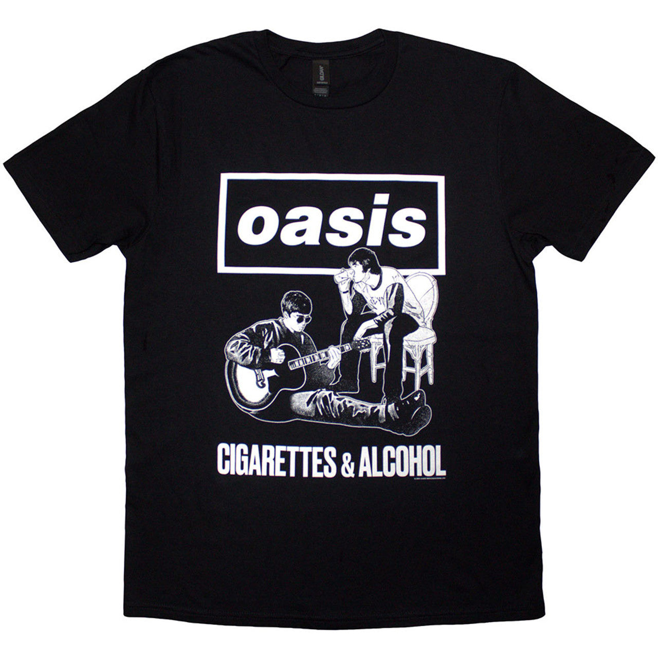 OASIS - CIGARETTES AND ALCOHOL (ADULT T-SHIRT)