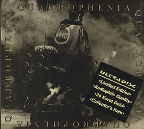 THE WHO - QUADROPHENIA - MOBILE FIDELITY SOUND LAB - 1991 2 UTRADISC 24K GOLD ORIGINAL MASTER RECORDING - (*NM) - USED CD