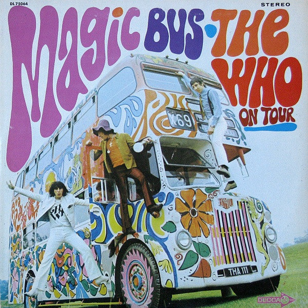 THE WHO - MAGIC BUS ON TOUR - ORIGINAL 1968 PRESSING DECCA RECORDS - USED VINYL
