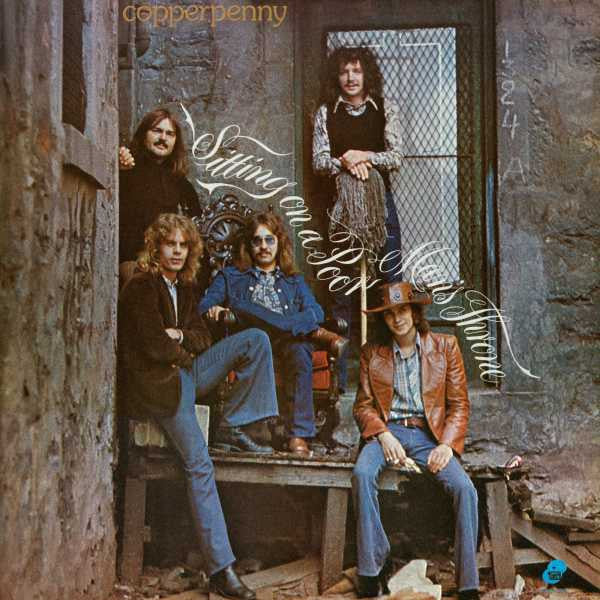 COPPERPENNY - SITTING ON A POOR MANS THRONE (***RARE) - ORIGINAL 1973 PRESSING - USED VINYL