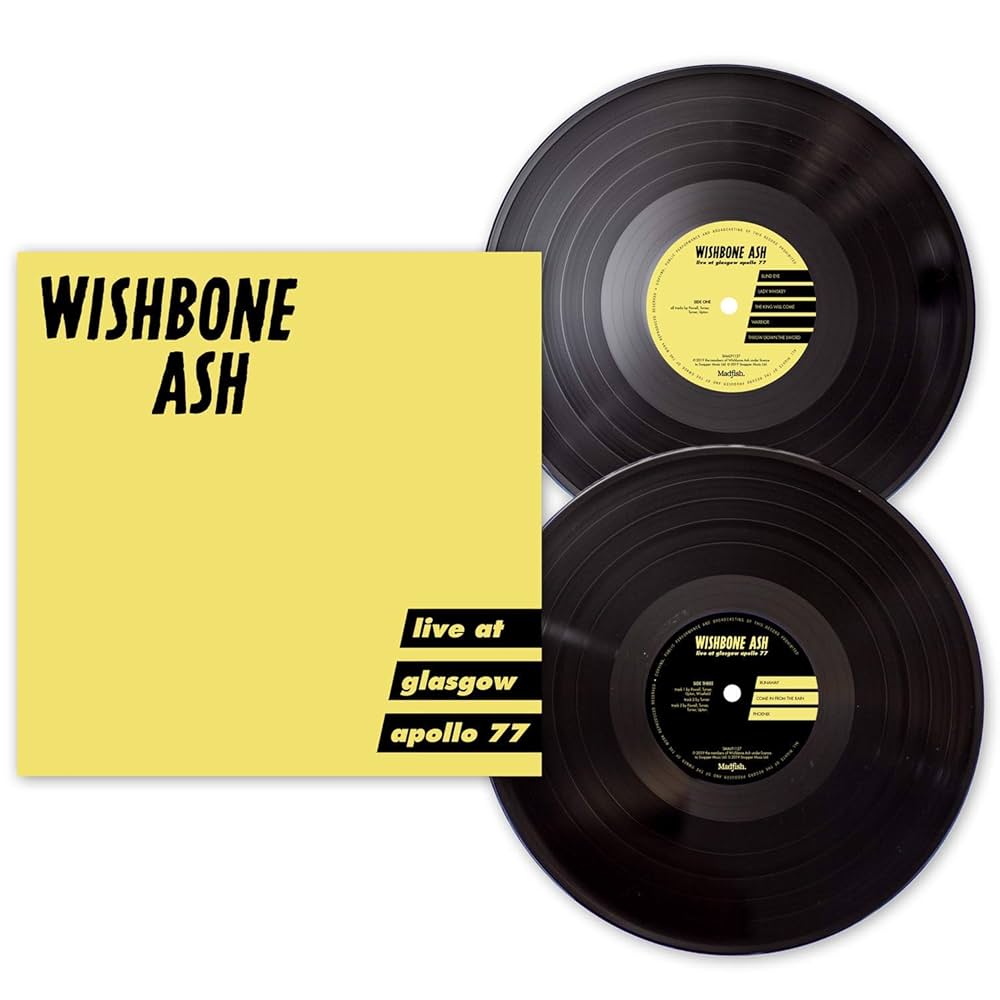 WISHBONE ASH - LIVE AT GLASGOW APOLLO 77' 2LP