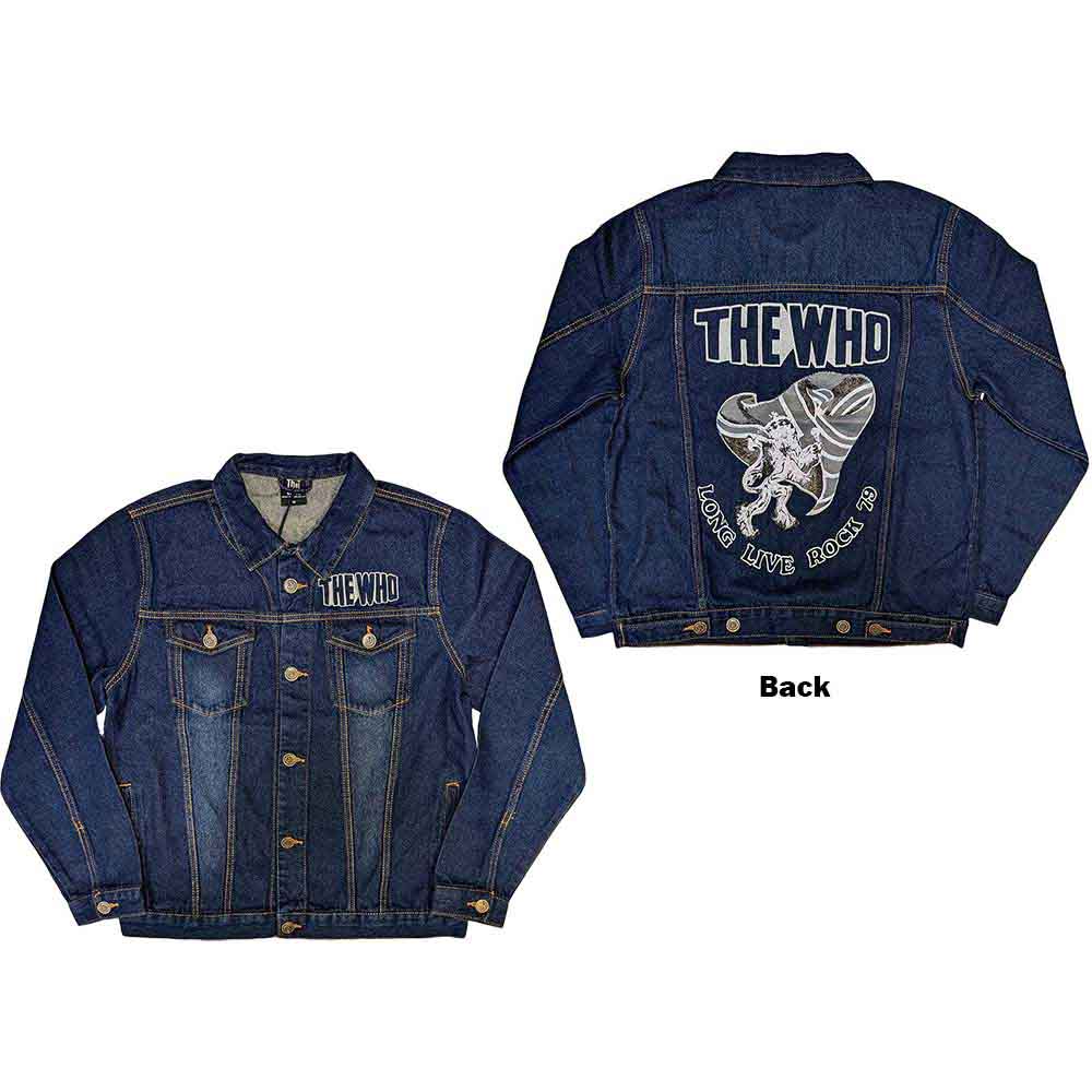 THE WHO - LONG LIVE ROCK - DENIM JACKET