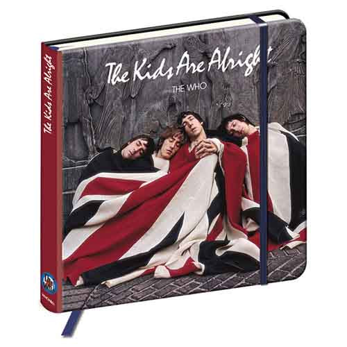 THE WHO - THE KID'S ARE ALRIGHT - ROCK NOTEBOOK (HARDBACK)