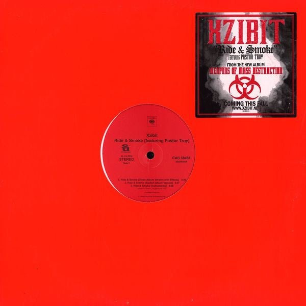 XZIBIT FEAT: PASTOR TROY - 12" SINGLE E.P. - UV