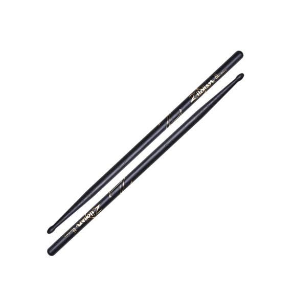 Zildjian 5A Wood Tip Hickory, Black - DRUMSTICKS