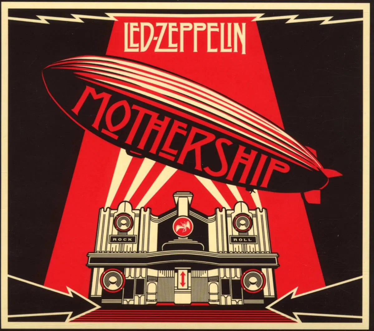 LED ZEPPELIN - THE VERY BEST OF LED ZEPPELIN - MOTHERSHIP DELUXE EDITION 2CD/DVD COMBO - (NM*) - USED CD BOX