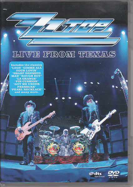 ZZ TOP - LIVE FROM TEXAS - USED MUSIC DVD