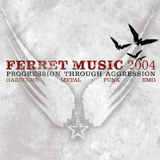 FERRET MUSIC 2004 - PROGRESSION THROUGH AGGRESSION - USED CD METAL/PUNK