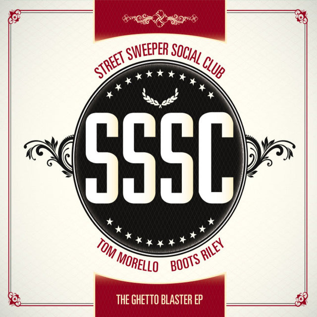 STREET SWEEPER SOCIAL CLUB;TOM MORELLO & BOOTS RILEY- THE GHETTO BLASTER EP- USED CD