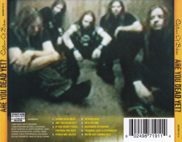 CHILDREN OF THE BODOM - ARE YOU DEAD YET? CD - New CD