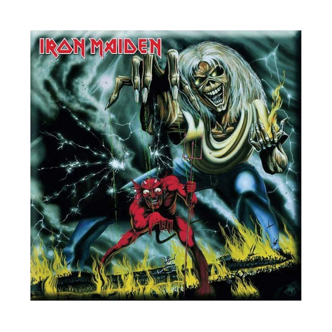 IRON MAIDEN - NUMBER OF THE BEAST - SQUARE MAGNET