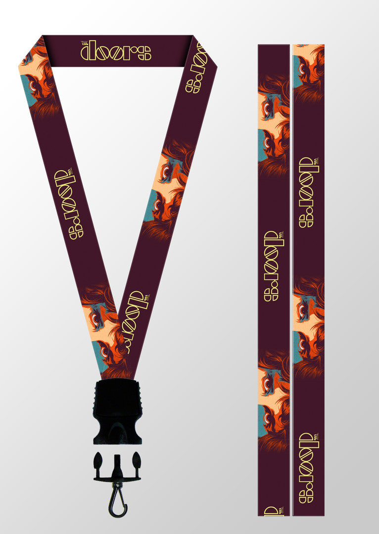 LANYARD , REVERSABLE - THE DOORS - LICENSED MERCHANDISE