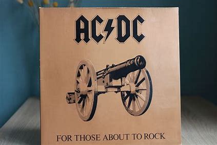 AC/DC - FOR THOSE ABOUT TO ROCK - USED VINYL