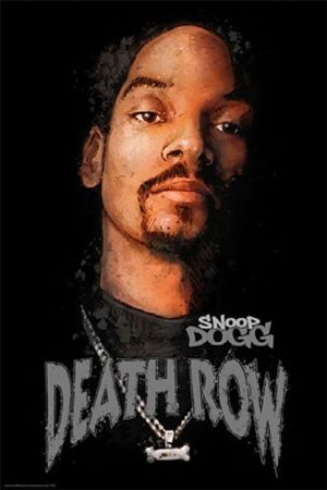 SNOOP DOGG - DEATH ROW ART - POSTER - 24X36"