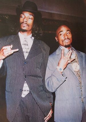 SNOOP DOGGY - TUPAC - POSTER 24 X 36