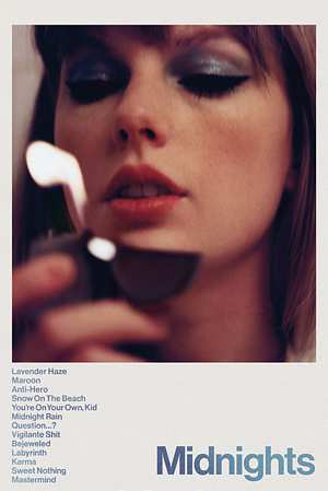 TAYLOR SWIFT - MIDNIGHTS - POSTER - 24X36"