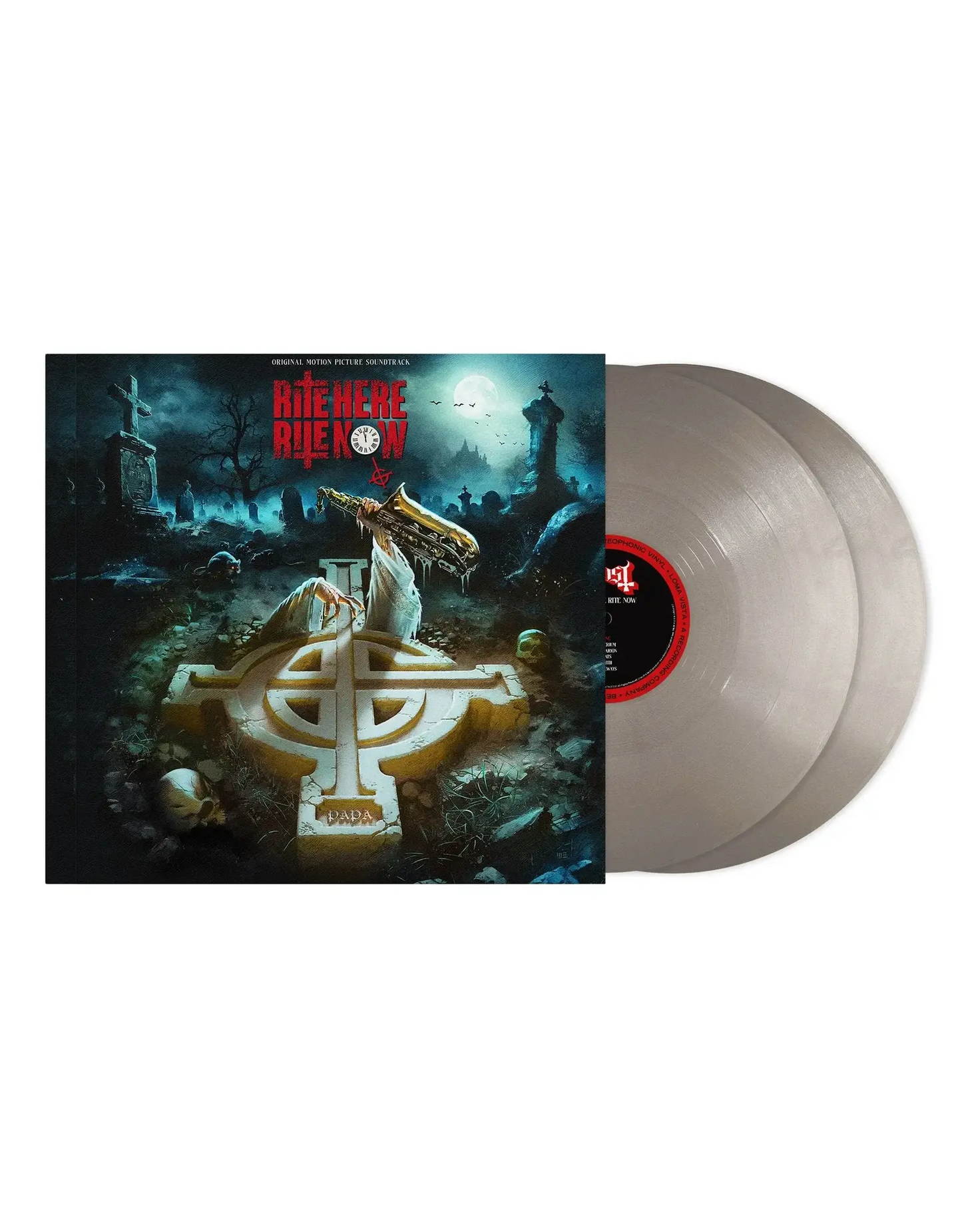 GHOST- 2 LP RITE HERE RITE NOW LTD EDITION SILVER VINYL