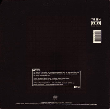 NINE INCH NAILS - HEAD LIKE A HOLE - 12" 33 1/3 RPM - ORIGINAL 1990 PRESSING *(NM) - USED VINYL