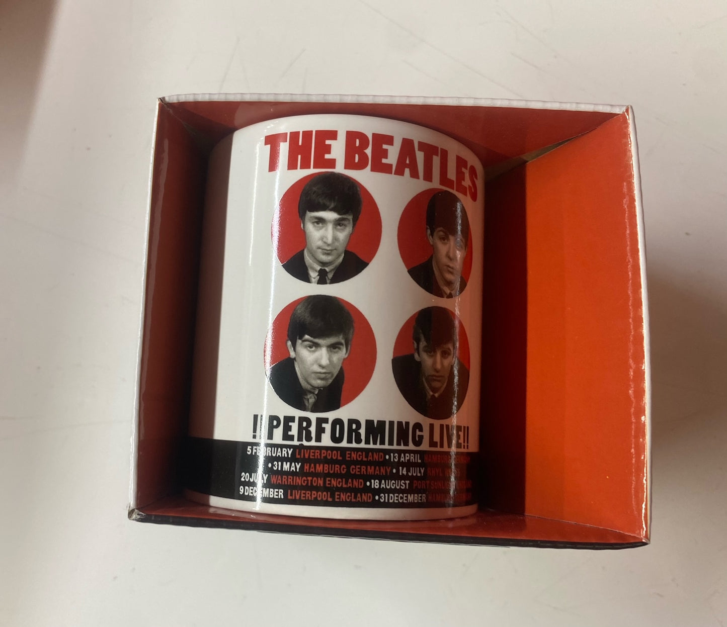MUG - BEATLES ORANGE - LICENSED MERCHANDISE - ACCESSORIES