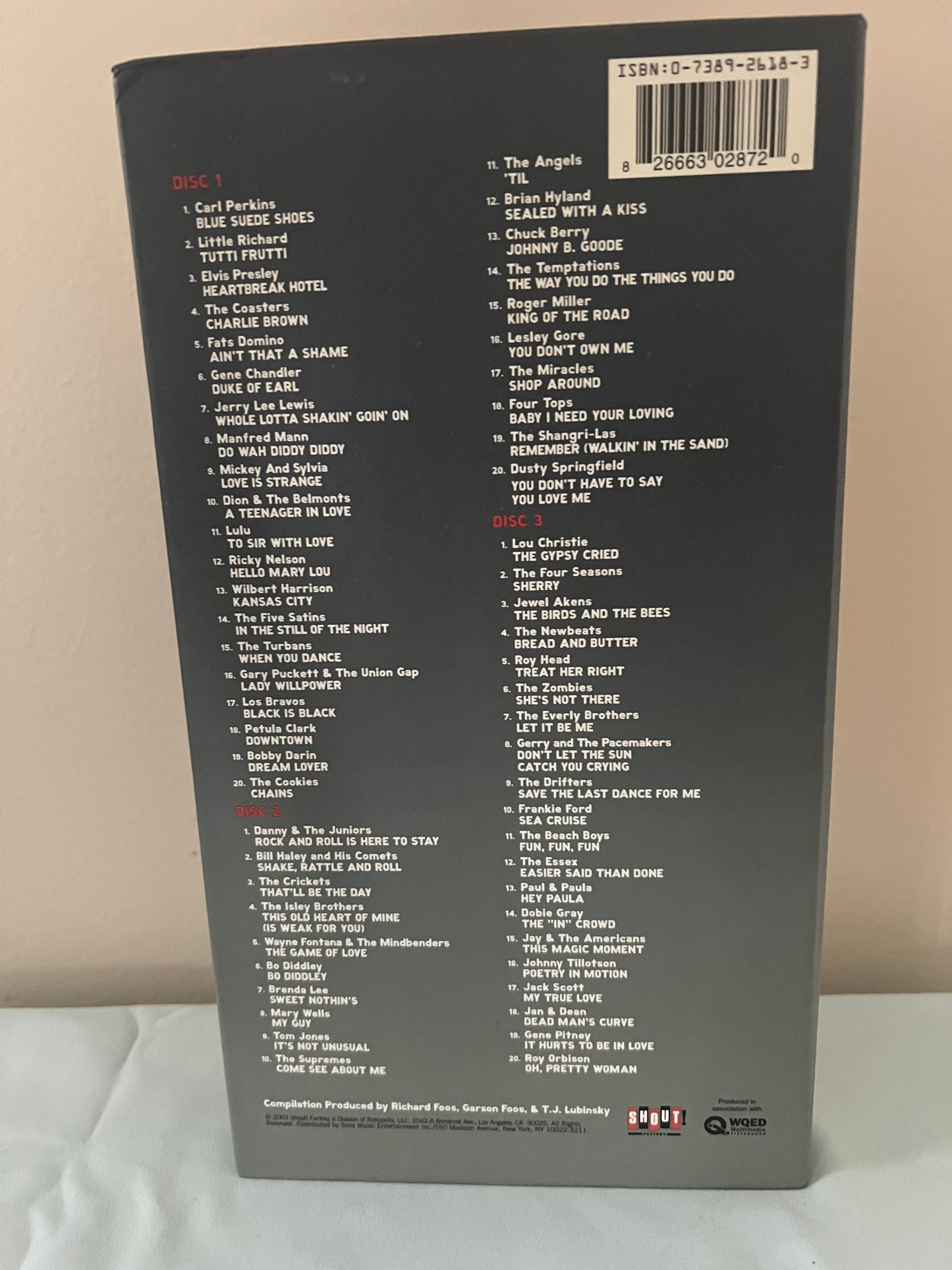 ROCK AND ROLL AT 50 - LIVE FROM PITTSBURGH BENEDUM CENTER-4 CD BOXSET USED CD