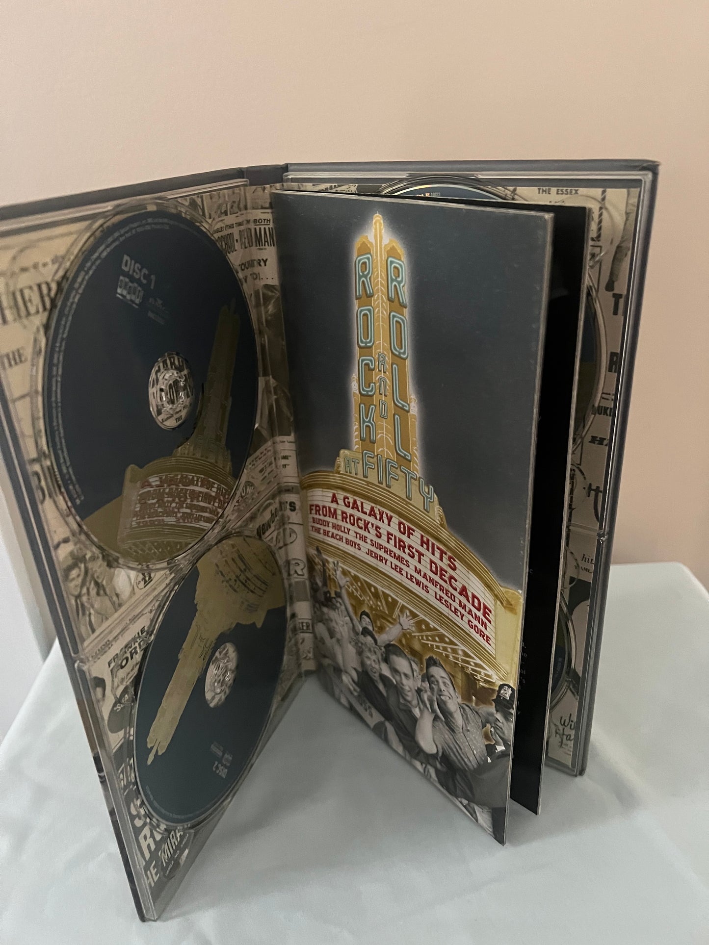 ROCK AND ROLL AT 50 - LIVE FROM PITTSBURGH BENEDUM CENTER-4 CD BOXSET USED CD