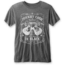 JOHNNY CASH - THE MAN IN BLACK - TSHIRT