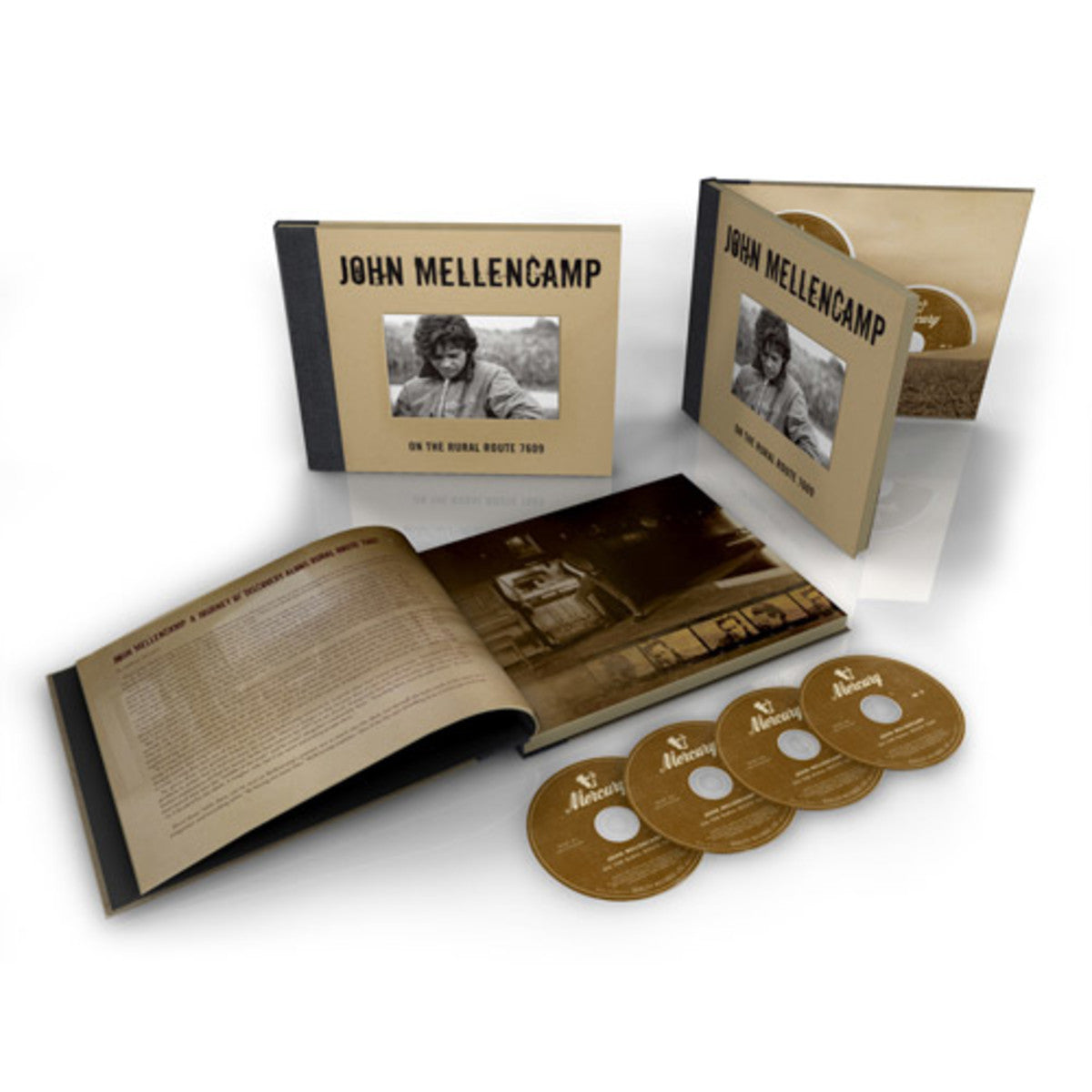 JOHN MELLENCAMP - ON THE RURAL ROUTE 7609 (UCD 4CD BOX SET)