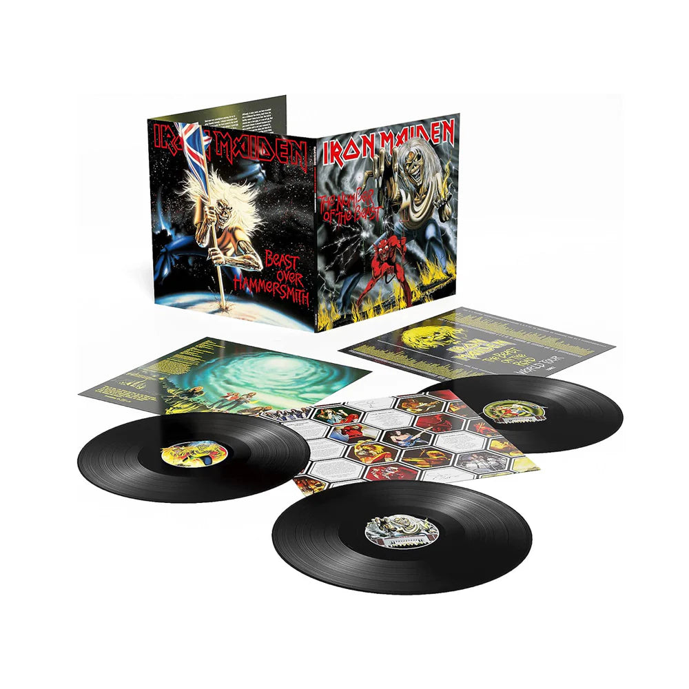 IRON MAIDEN - NUMBER OF THE BEAST OVER HAMMERSMITH 40TH ANNIVERSARY 3LP EDITION