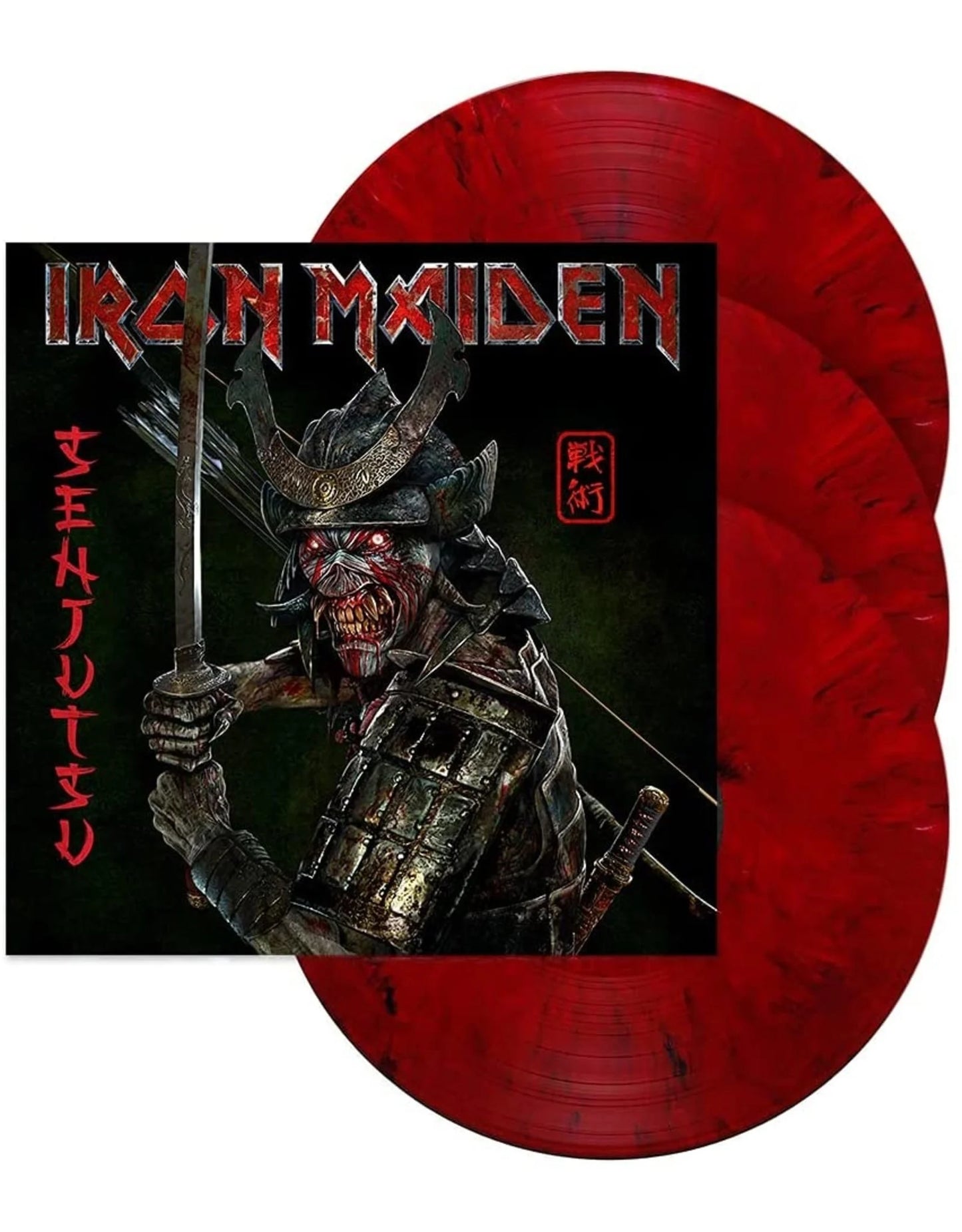 IRON MAIDEN - SENJUTSU (EXCL. RED & BLACK VINYL 3LP)