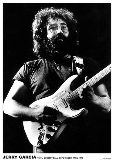 PER6170-JERRY GARCIA STAGE PORTRAIT - LARGE POSTER 24X36"