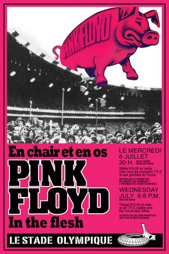 PER6353-PINK FLOYD IN THE FLESH - LARGE POSTER 24X36"