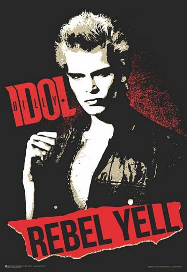 PER8359-BILLY IDOL REBEL YELL - LARGE POSTER 24X36"