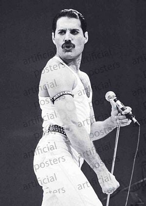 PER8526-FREDDIE MERCURY LIVE AID - LARGE POSTER 24X36"