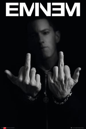 PER9246-EMINEM FINGER - LARGE POSTER 24X36"