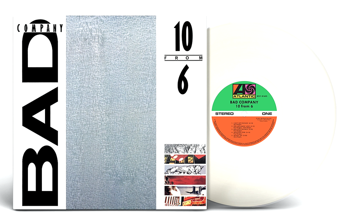 BAD COMPANY- 10 FROM 6- MILKY CLEAR VINYL