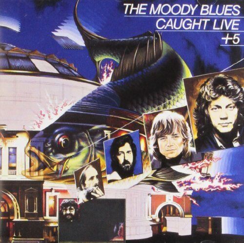 MOODY BLUES, THE - CAUGHT LIVE +5- USED CD