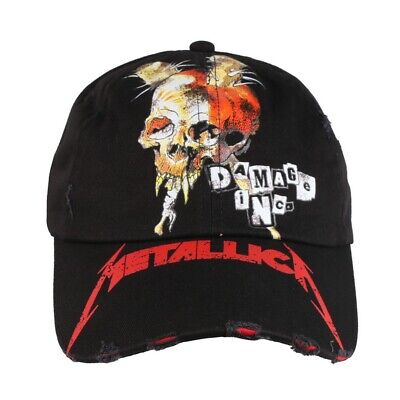 METALLICA - DAMAGE INC UNISEX BALL CAP FULLY LICENSED MERCHANDISE