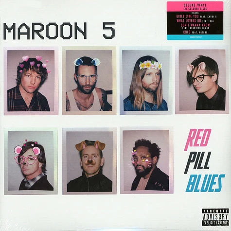 MAROON 5 - RED PILL BLUES (DLX VINYL 2LP COLOURED)   - New Vinyl