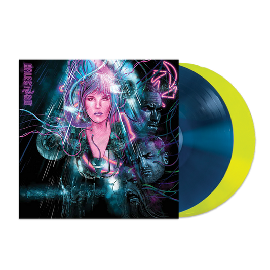 HALESTORM - 10TH ANNIVERSARY LTD. EDITION YELLOW + SEA BLUE COLOUR VINYL W/ POSTER - USED VINYL