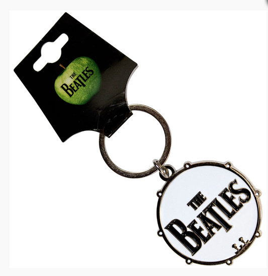 THE BEATLES - DRUM LOGO - KEYRING